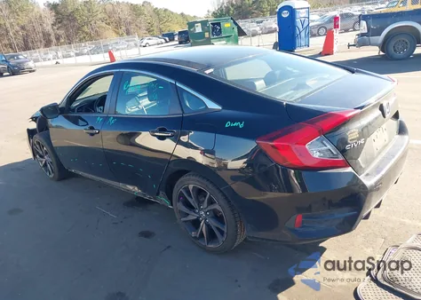 2020 Honda Civic Sport z USA, uszkodzony, nr VIN 19XFC2F81LE004631